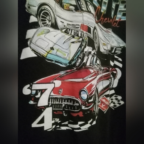 Chevrolet Corvette '74 Short Sleeve T-Shirt - Picture 3 of 3
